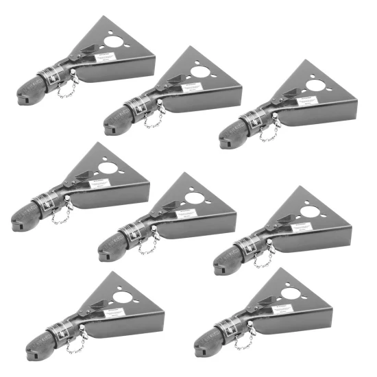 Bulldog 8-Pack 5K Collar-Lok A-Frame Trailer Couplers for 2 Inch Ball