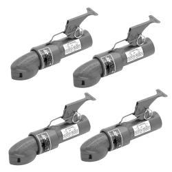 Bulldog 4x 5K Collar-Lok Trailer Coupler for 2" Ball 2-1/4" High Profile Latch