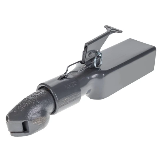 Bulldog Collar-Lok 5,000 lb straight coupler for 2" ball, 3" channel, high-profile latch (10-pack)