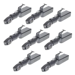 Bulldog 8x 5K Collar-Lok Trailer Coupler for 2" Ball 3" Channel High Profile Latch