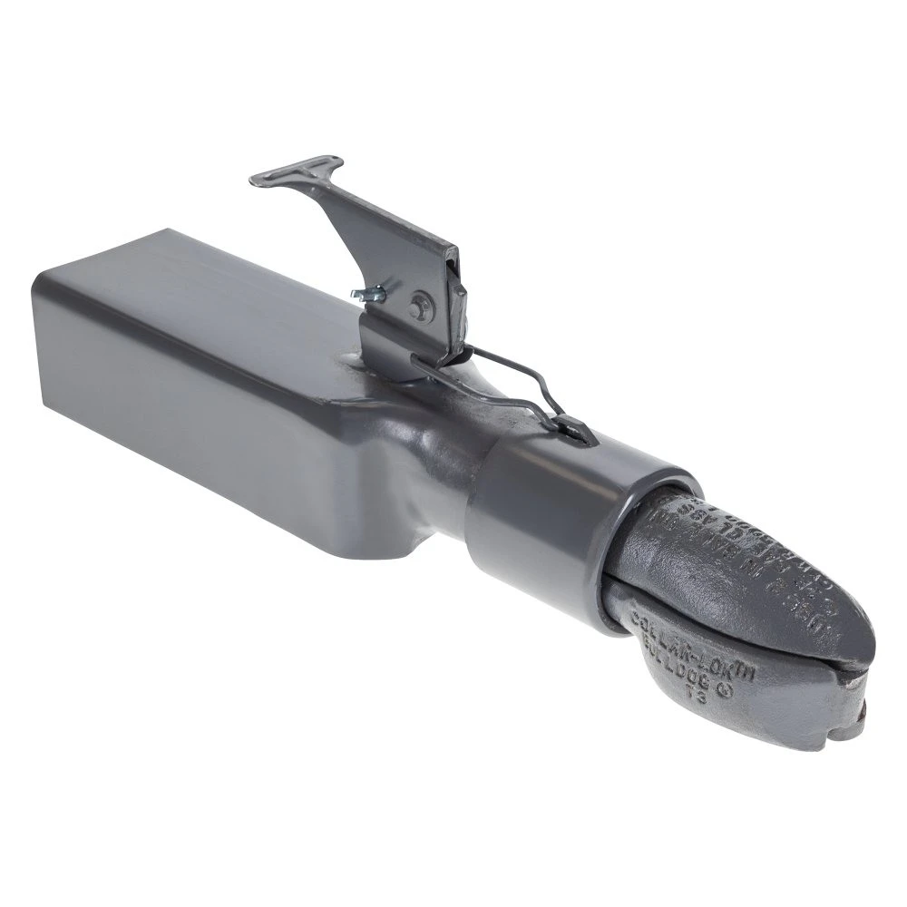 Bulldog Collar-Lok 5,000 lb straight coupler for 2" ball, 3" channel, high-profile latch (10-pack)
