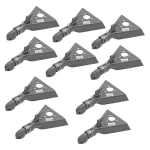 Bulldog 10-Pack 5K Collar-Lok A-Frame Trailer Couplers for 2" Ball – 5000 lbs