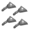 Bulldog 4x 5K Collar-Lok A-Frame Trailer Coupler 2" Ball Bolt-On Heavy Duty