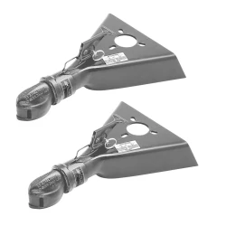 Bulldog 2x 7K Collar-Lok A-Frame Trailer Coupler for 2" Ball