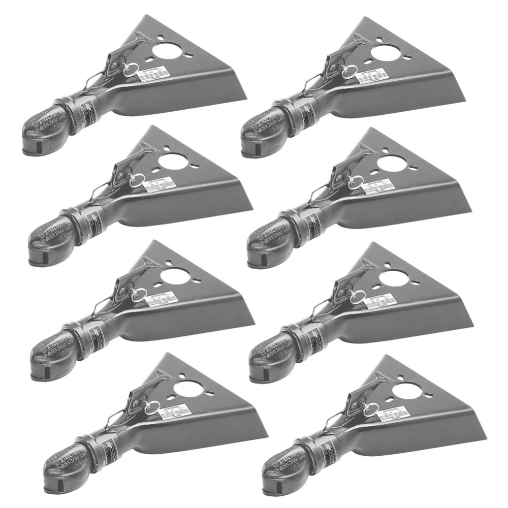 Bulldog 8-Pack 7K Collar-Lok A-Frame Trailer Couplers for 2 Inch Ball