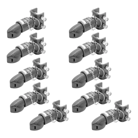 Bulldog 7K Collar-Lok Adjustable Channel Trailer Coupler for 2" Ball 10-Pack