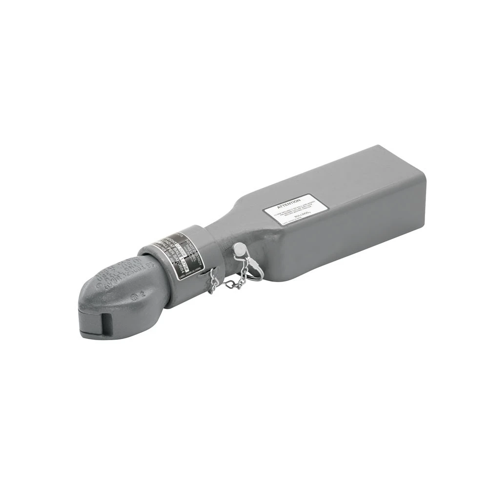 Bulldog 12.5K Collar-Lok Straight Trailer Coupler 2-5/16" Ball 3" Channel