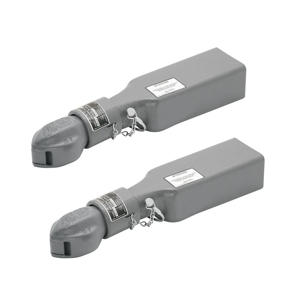 Bulldog 12.5K Collar-Lok Straight Trailer Coupler 2-5/16" Ball 3" Channel