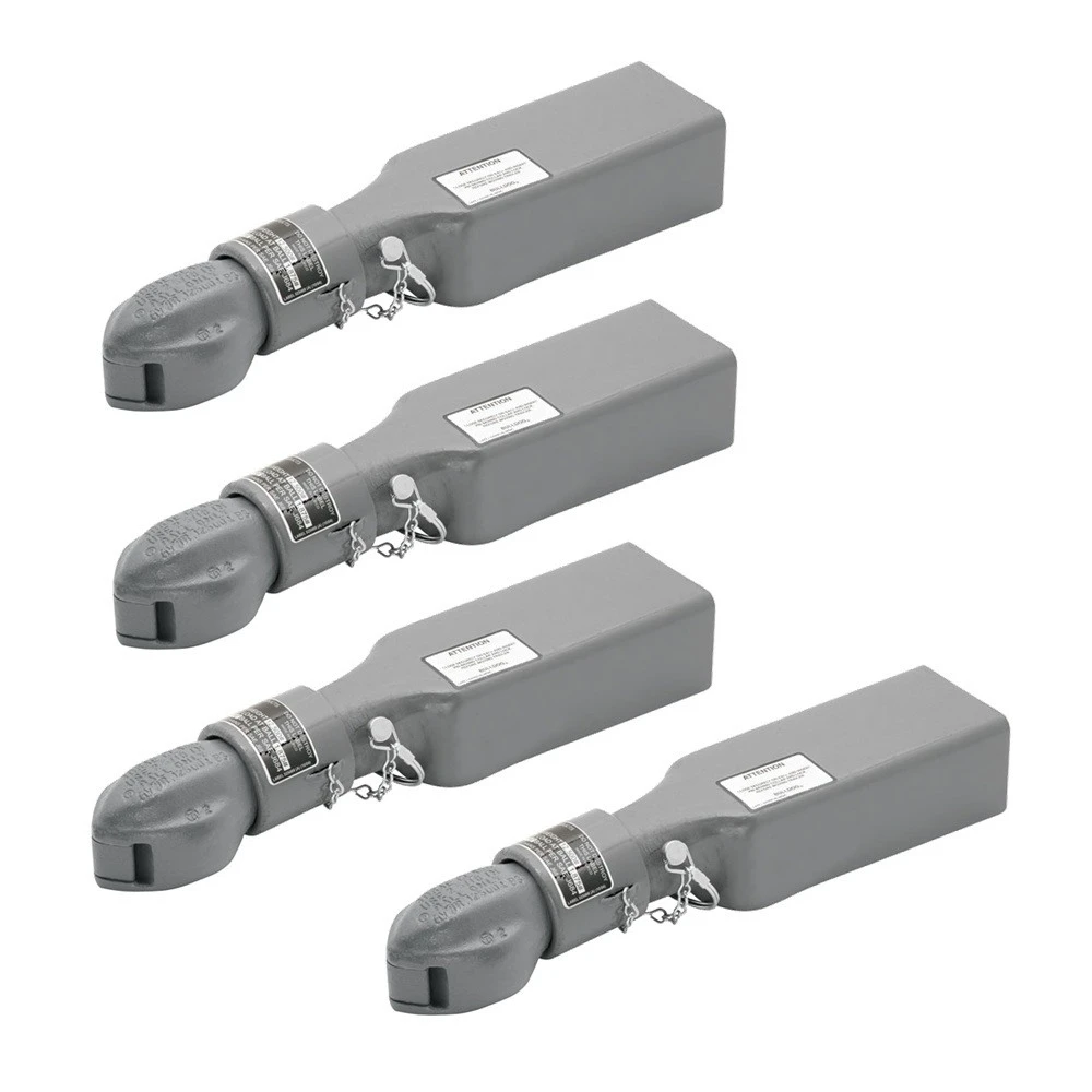 Bulldog 12.5K Collar-Lok Trailer Coupler 2-5/16" Ball 3" Channel Pin Latch