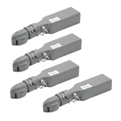 Bulldog 4x 12.5K Collar-Lok Trailer Coupler for 2-5/16" Ball and 3" Channel Pin Latch