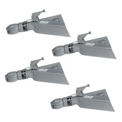 Bulldog 4x 12.5K Collar-Lok A-Frame Trailer Coupler for 2-5/16" Ball
