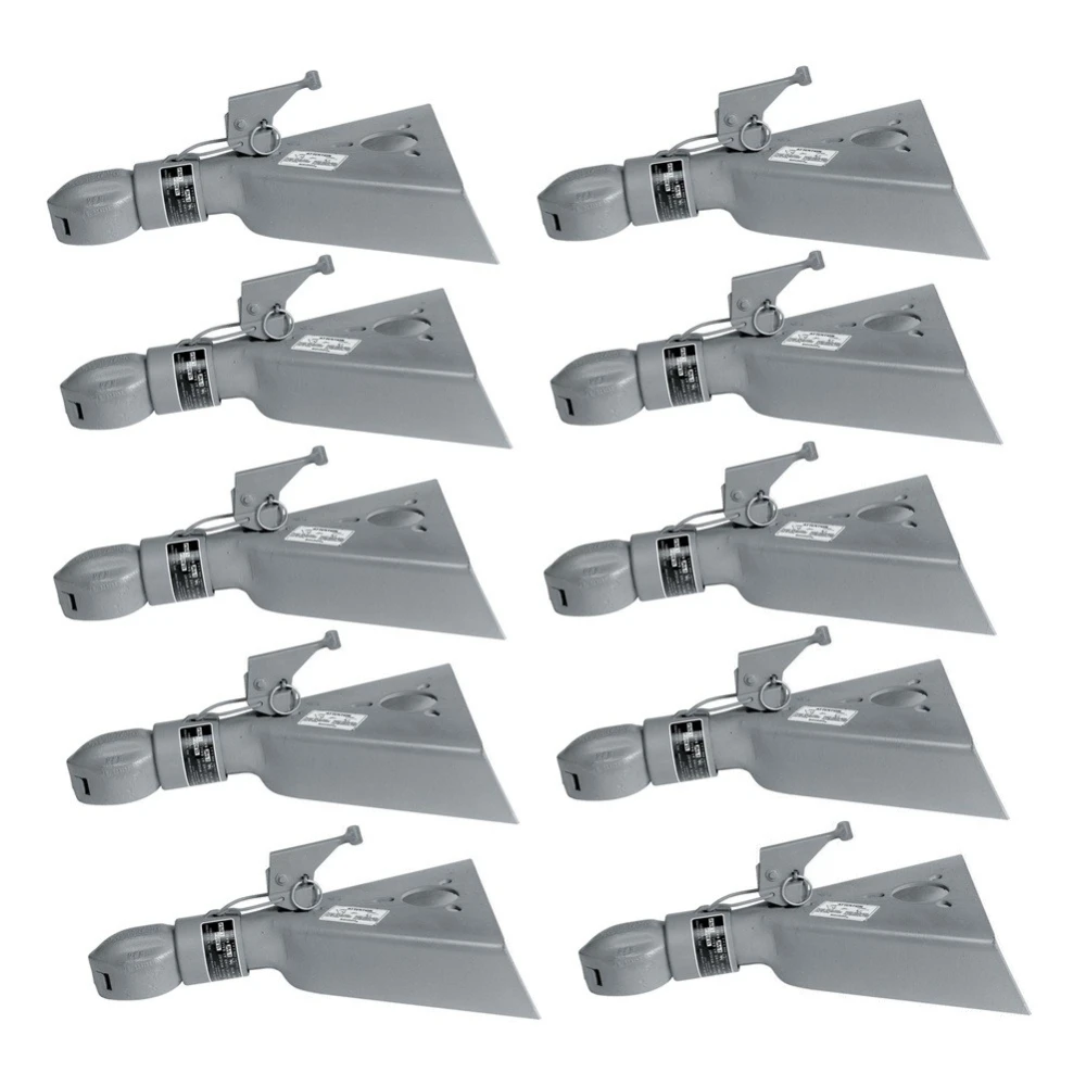 Bulldog 12.5K Collar-Lok A-Frame Trailer Coupler 2-5/16" Ball Bolt-On 8 Pack