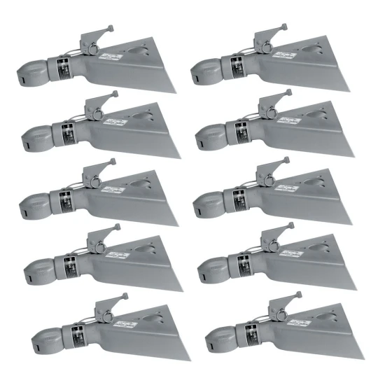 Bulldog 12.5K Collar-Lok A-Frame Trailer Coupler 2-5/16" Ball Bolt-On 8 Pack