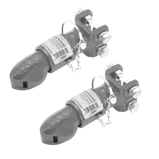 Bulldog 7K Collar-Lok Adjustable Channel Trailer Coupler for 2" Ball with Pin