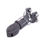 Bulldog 12.5K Adjustable Channel Trailer Coupler 2-5/16" Ball Collar-Lok 4 Pack
