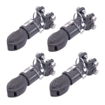 Bulldog 12.5K Adjustable Channel Trailer Coupler 2-5/16" Ball Collar-Lok 4 Pack