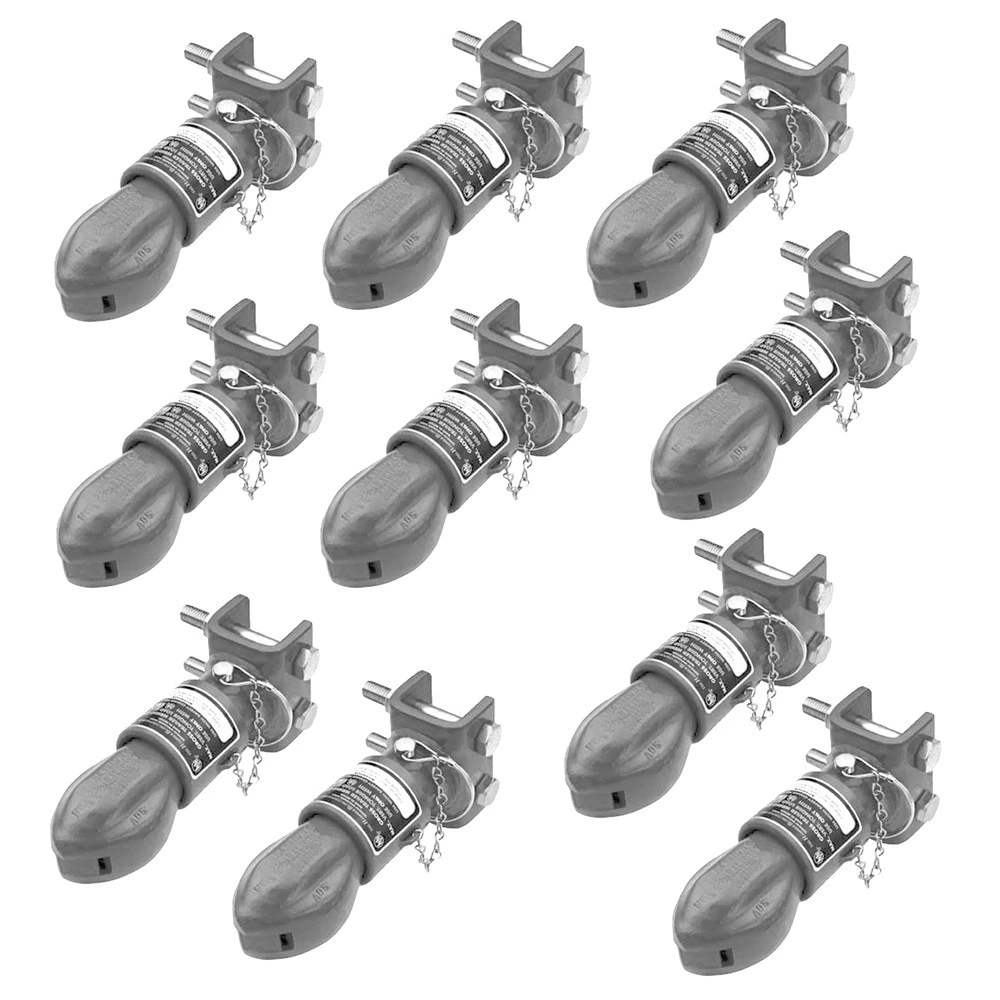 Bulldog 10-Pack 12,500 lb Collar-Lok Adjustable Trailer Couplers for 2-5/16" Ball