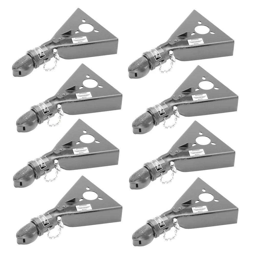 Bulldog 15K Collar-Lok A-Frame Trailer Coupler Bundle 8-Pack for 2-5/16" Ball