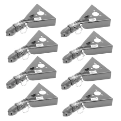 Bulldog 8x 15K Collar-Lok A-Frame Trailer Coupler for 2-5/16" Ball