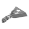 Bulldog 5K A-Frame Trailer Jack with 15K Collar-Lok Coupler for 2-5/16 Ball
