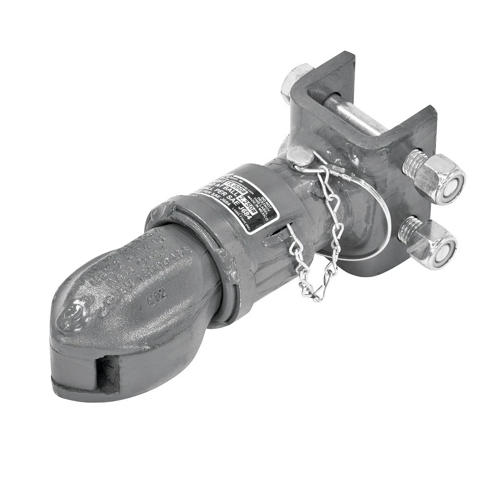 Bulldog 15K Adjustable Channel Trailer Coupler 2-5/16" Ball Collar-Lok with Pin – Heavy Duty Bundle of 10