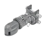Bulldog 15K Adjustable Channel Trailer Coupler 2-5/16" Ball Collar-Lok with Pin – Heavy Duty Bundle of 10