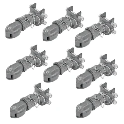 Bulldog 8x 15K Collar-Lok Trailer Coupler for 2-5/16" Ball Adjustable Channel w/ Pin