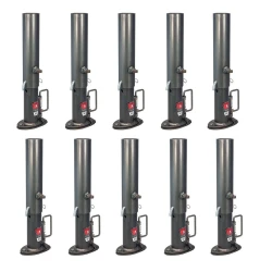 Bulldog 10x 20K Gooseneck Trailer Coupler w/ Outer Sleeve Fits 2-5/16" Hitch Ball