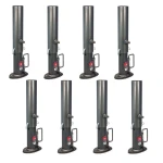 Bulldog 20K Round Gooseneck Trailer Coupler with Outer Sleeve and 2-5/16" Ball – 8 Pack