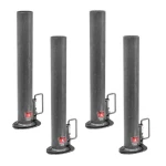 Bulldog 20K Fixed Base Round Gooseneck Trailer Coupler 2-5/16" Hitch Ball 4-Pack