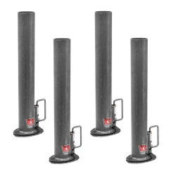 Bulldog 4x 20K Fixed Base Gooseneck Trailer Coupler Fits 2-5/16" Hitch Ball