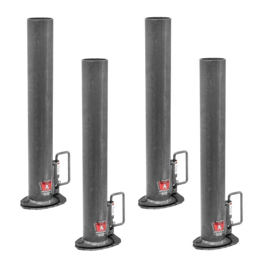 Bulldog 20K Fixed Base Round Gooseneck Trailer Coupler 2-5/16" Hitch Ball 4-Pack