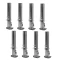 Pro Series 25K round gooseneck coupler 2-5/16" with load-bearing pin, 8" adjustment (8-pack)
