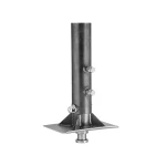 Bulldog 25K round gooseneck to 5th wheel coupler adapter, king pin plate, 10-pack, fits 4" inner / 4.5" outer tube, compatible with Dexter Lippert Al-Ko