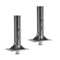 Bulldog 2x 25K Round Gooseneck to 5th Wheel Trailer Coupler Adapter