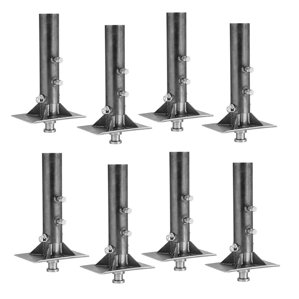 Bulldog 25K Round Gooseneck to 5th Wheel Trailer Coupler Adapter Bundle (8 Pack)