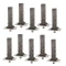 Bulldog 30K gooseneck to 5th wheel adapter square tube, king pin plate, 10-pack