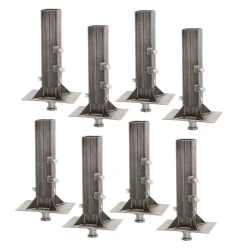 Bulldog 8x 30K Gooseneck to 5th Wheel Trailer Coupler Adapter Square Tube