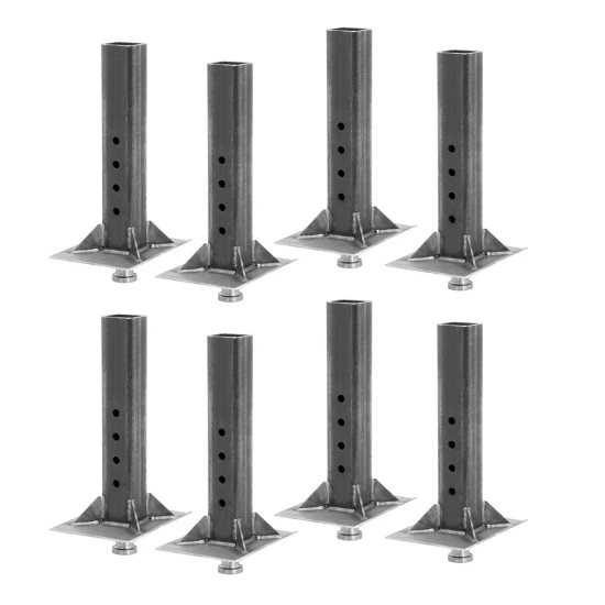 Bulldog 30K Gooseneck to 5th Wheel Coupler Adapter Square Inner Tube Only – 8 Pack