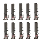 Bulldog 30K square gooseneck coupler bundle with outer sleeve, 2-5/16" ball (QTY 10)