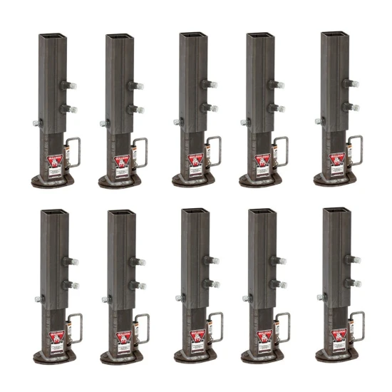 Bulldog 30K square gooseneck coupler bundle with outer sleeve, 2-5/16" ball (QTY 10)