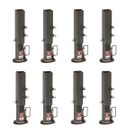Bulldog 30K square gooseneck coupler with outer sleeve 4" inner / 4.5" outer, 2-5/16" ball (8-pack) for trailer builders