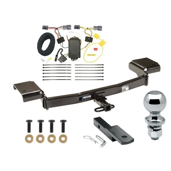 Reese Trailer Tow Hitch For 10-15 Hyundai Tucson All Models Complete Package w/ Wiring Draw Bar Kit and 2" Ball