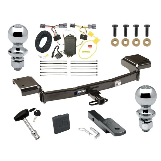 Reese Trailer Tow Hitch For 10-15 Hyundai Tucson All Models Deluxe Package Wiring 2" and 1-7/8" Ball and Lock
