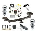 Reese Trailer Tow Hitch For 11-16 KIA Sportage All Models Deluxe Package Wiring 2" and 1-7/8" Ball and Lock