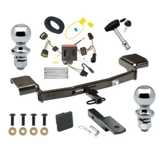 Reese Trailer Tow Hitch For 11-16 KIA Sportage All Models Deluxe Package Wiring 2" and 1-7/8" Ball and Lock