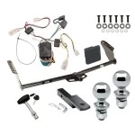 Reese Trailer Tow Hitch For 04-10 Toyota Sienna All Models Deluxe Package Wiring 2" and 1-7/8" Ball and Lock