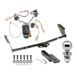 Reese Trailer Tow Hitch For 04-10 Toyota Sienna All Models Complete Package w/ Wiring Draw Bar Kit and 2" Ball