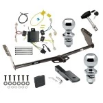 Reese Trailer Tow Hitch For 15-20 Toyota Sienna Exc SE Deluxe Package Wiring 2" and 1-7/8" Ball and Lock