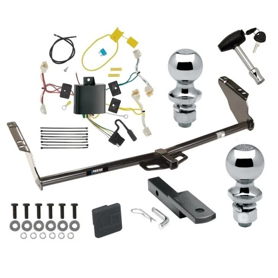 Reese Trailer Tow Hitch For 15-20 Toyota Sienna Exc SE Deluxe Package Wiring 2" and 1-7/8" Ball and Lock